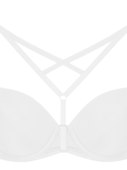 Julimex Decollete Cross ozdobná ramínka RDE425 White