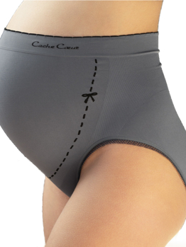 Cache Coeur Illusion vysoké těhotenské kalhotky CL1210 Grey