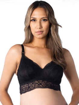 Hotmilk Heroine bralette kojicí Black