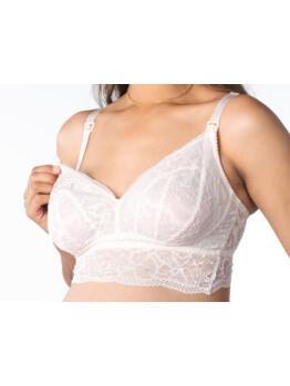 Hotmilk Heroine bralette kojicí Shell Pink