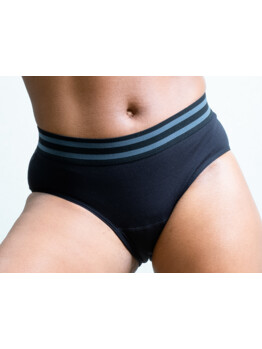 Hotmilk Elevated Cotton vyšší kalhotky leakproof Black Marle