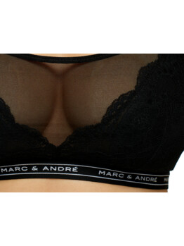 Marc André In Balance cross bralette S22-0522-TPF-LY Black