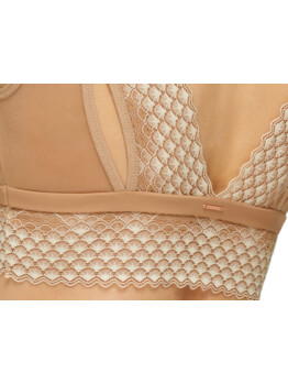 Marc André Honey Freedom bralette S22-0122-TPF-LY Nude