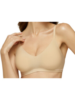 Marc André Seamless Second Skin bralette W21-1254-TRS-SY Beige