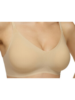 Marc André Seamless Second Skin bralette W21-1254-TRS-SY Beige