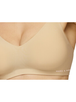 Marc André Seamless Second Skin bralette W21-1254-TRS-SY Beige