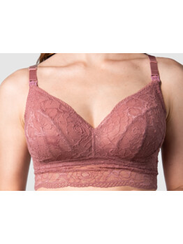 Hotmilk Heroine bralette kojicí Antique Rose