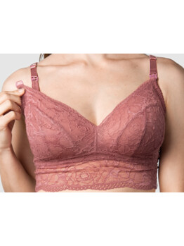 Hotmilk Heroine bralette kojicí Antique Rose