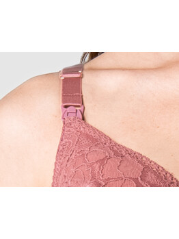 Hotmilk Heroine bralette kojicí Antique Rose