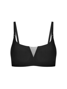 Marc André Seamless Second Skin V bralette W21-1464-TRS-SY Black