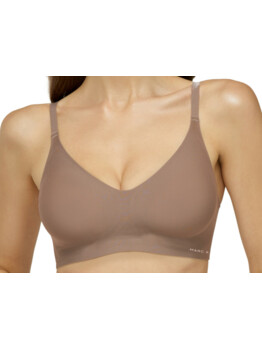 Marc André Seamless Second Skin bralette W21-1354-TRS-SY Brown