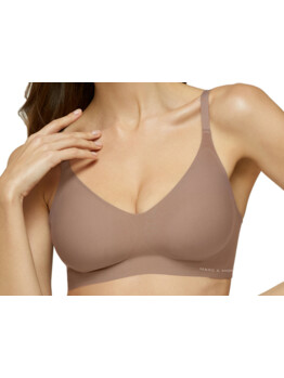 Marc André Seamless Second Skin bralette W21-1354-TRS-SY Brown