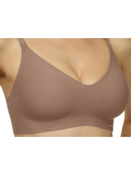 Marc André Seamless Second Skin bralette W21-1354-TRS-SY Brown