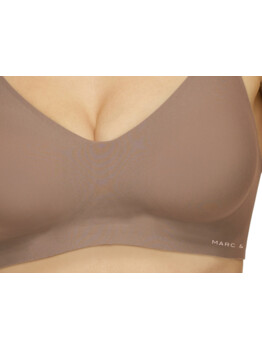 Marc André Seamless Second Skin bralette W21-1354-TRS-SY Brown