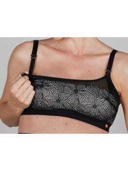 Cache Coeur Dahlia kojící bralette SF300 Black