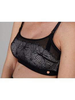 Cache Coeur Dahlia kojící bralette SF300 Black