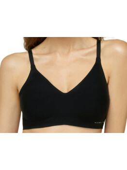 Marc André Seamless Second Skin bralette W21-1454-TRS-SY Black