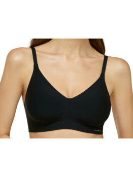 Marc André Seamless Second Skin bralette W21-1454-TRS-SY Black