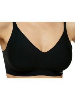 Marc André Seamless Second Skin bralette W21-1454-TRS-SY Black