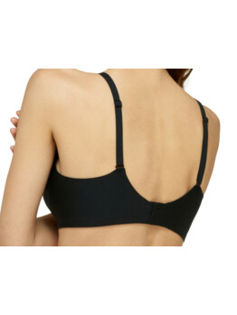 Marc André Seamless Second Skin bralette W21-1454-TRS-SY Black