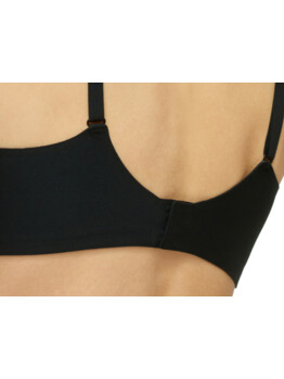 Marc André Seamless Second Skin bralette W21-1454-TRS-SY Black